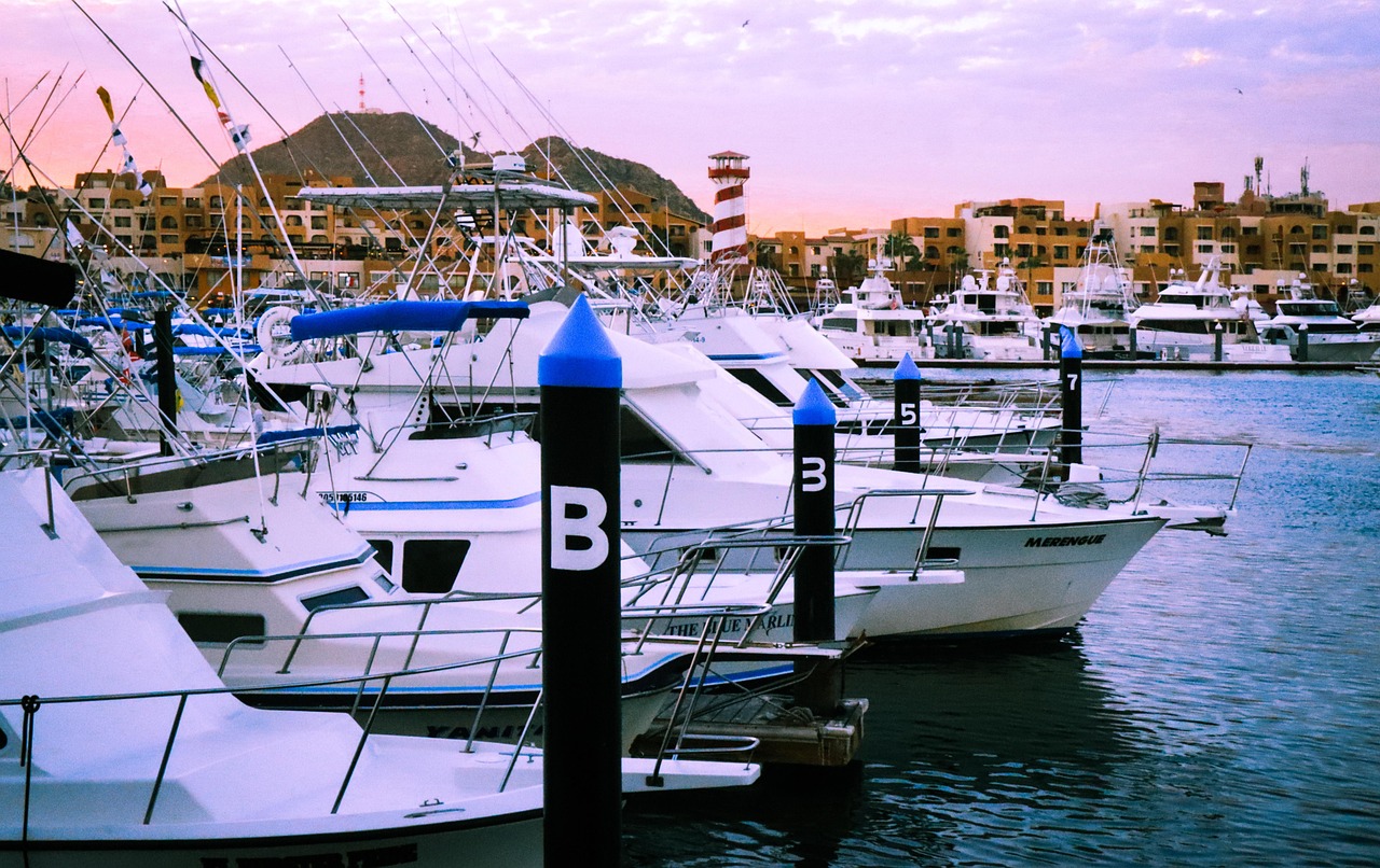 Sunset cruise with vibrant colors
